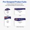 Avery Printable Rectangle Labels, 1" x 2-5/8", Matte White, Pre-printed Let It Snow Design, Sure Feed Technology, Laser & Inkjet Compatible, 320 Total, Great for Branding, Marketing, and Events